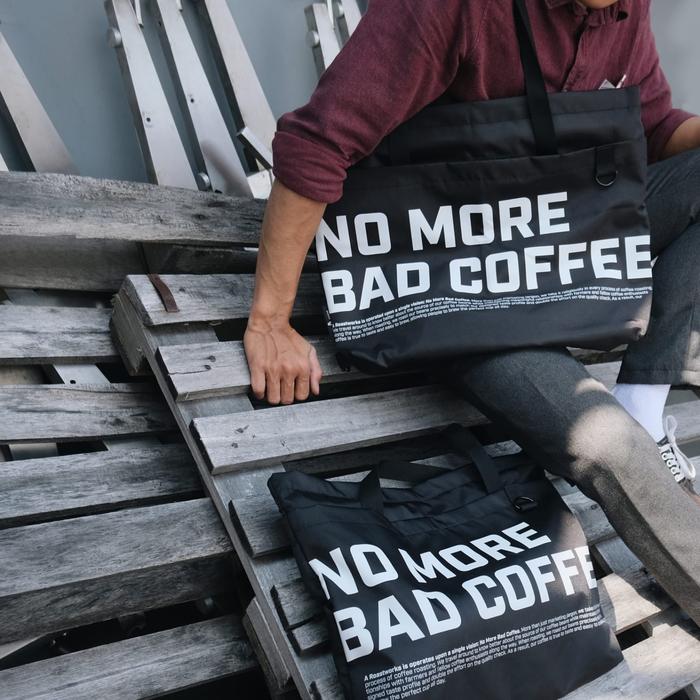 Tote Bag - Backpack 2 Way Bag - No More Bad Coffee - A Roastworks