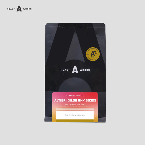 Panama Altieri Dilgo GN-150325 Geisha Anaerobic Slow Dry Natural (Filter) - Exotics Coffee - A Roastworks - Biji Kopi