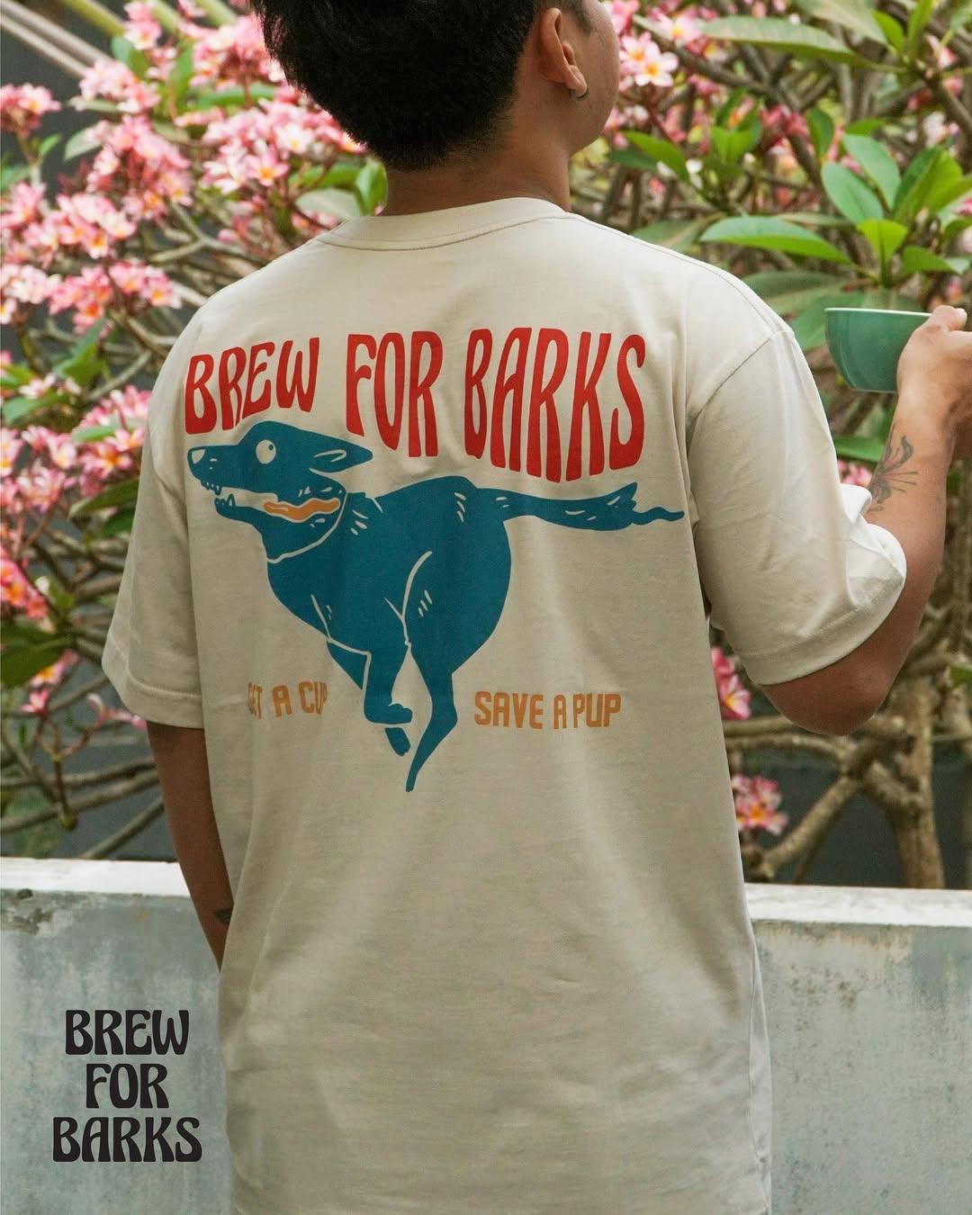 T-shirt - Brew For Barks - Merchandise Collection