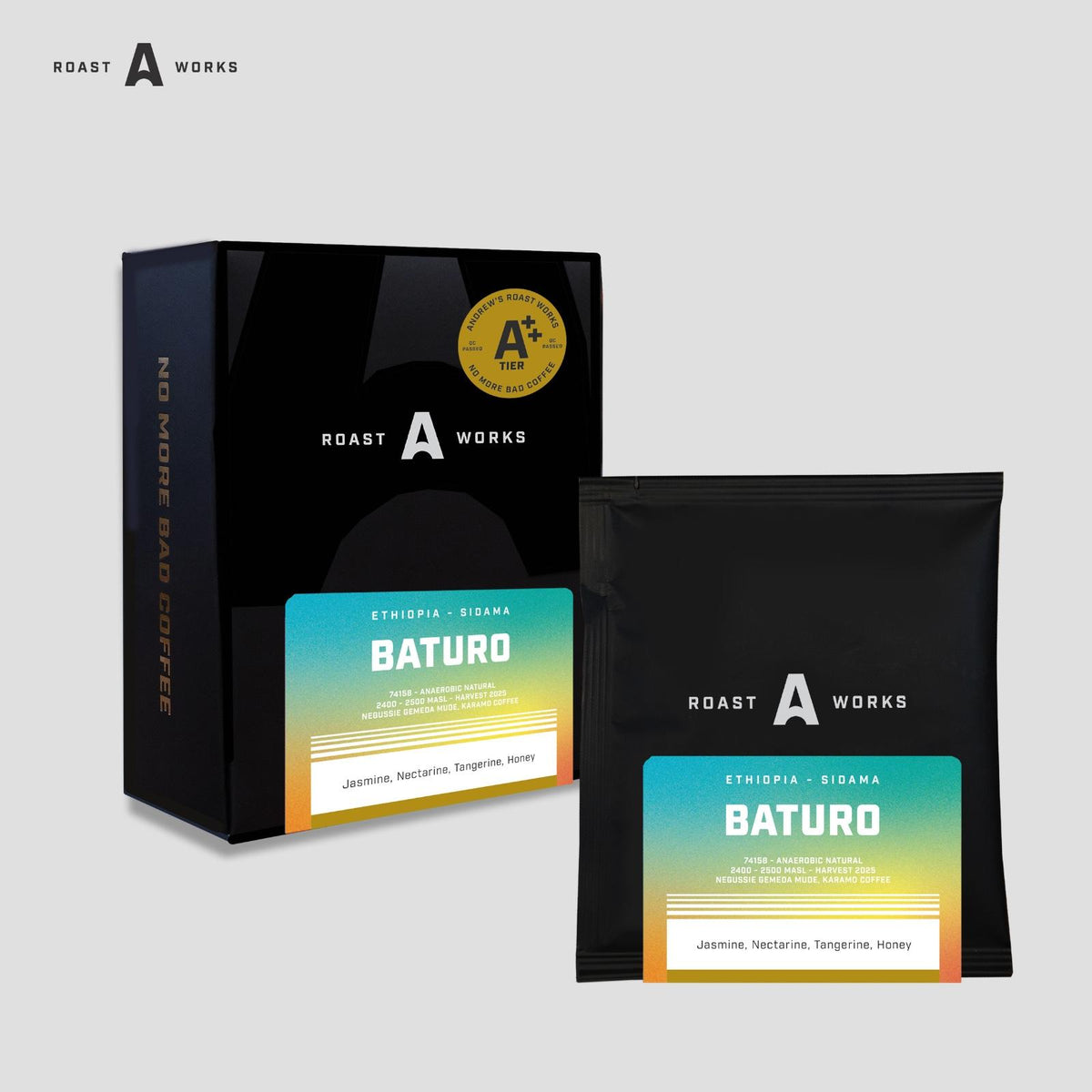 Ethiopia Sidama Baturo 74158 Natural - Specialty Coffee Drip Bag - (Isi 5 Drip Sachet)