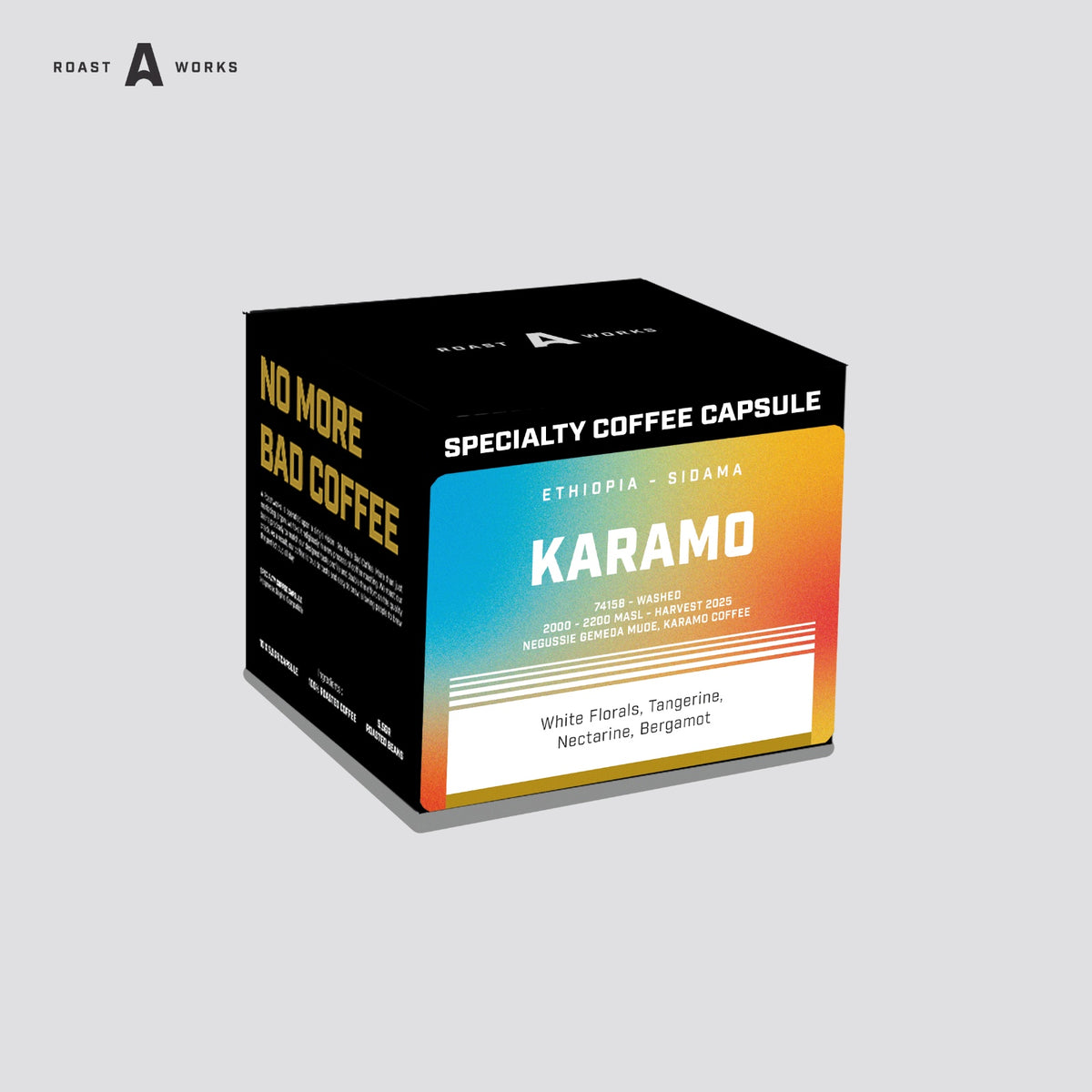 Ethiopia Sidama Karamo Washed 74158 - Nespresso Compatible Capsule - A Roastworks - (10 x 5.5gr/capsule)