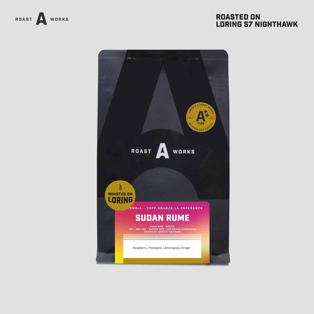 Clolombia Cafe Granja La Esperanza Sudan Rume Natural - Exotics Coffee - A Roastworks - Biji Kopi