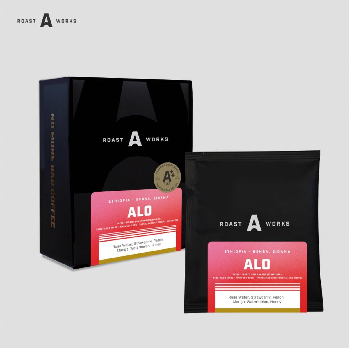 Ethiopia Alo Mosto 74158 Anaerobic Natural - Specialty Coffee Drip Bag