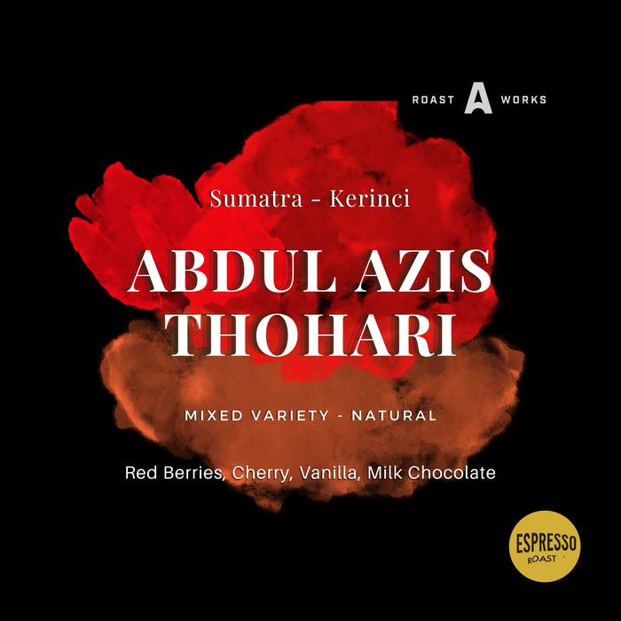 Sumatra Kerinci Abdul Azis Thohari Mixed Variety Natural (Espresso) - A Roastworks - Biji Kopi