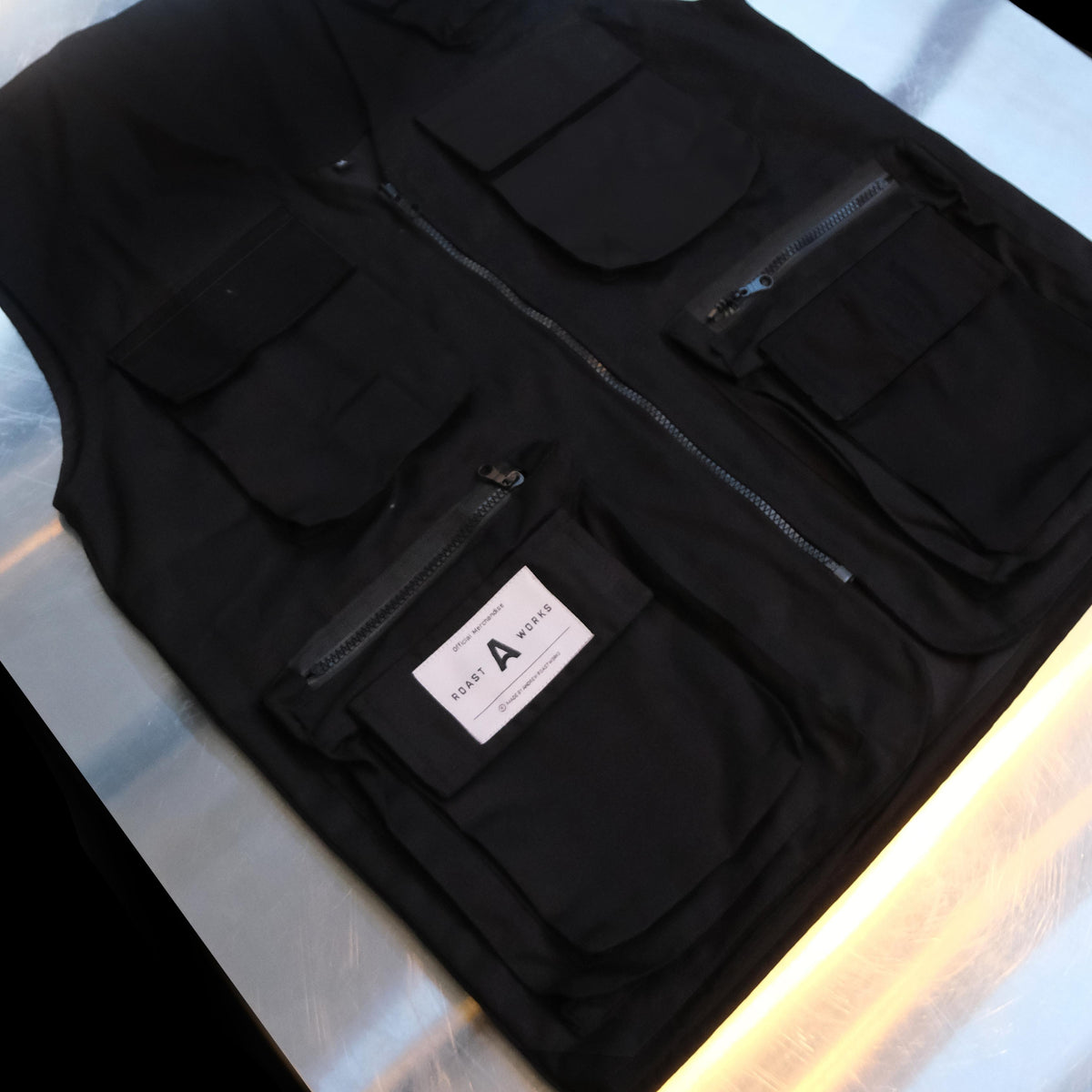 A Roastworks VEST Black Unisex