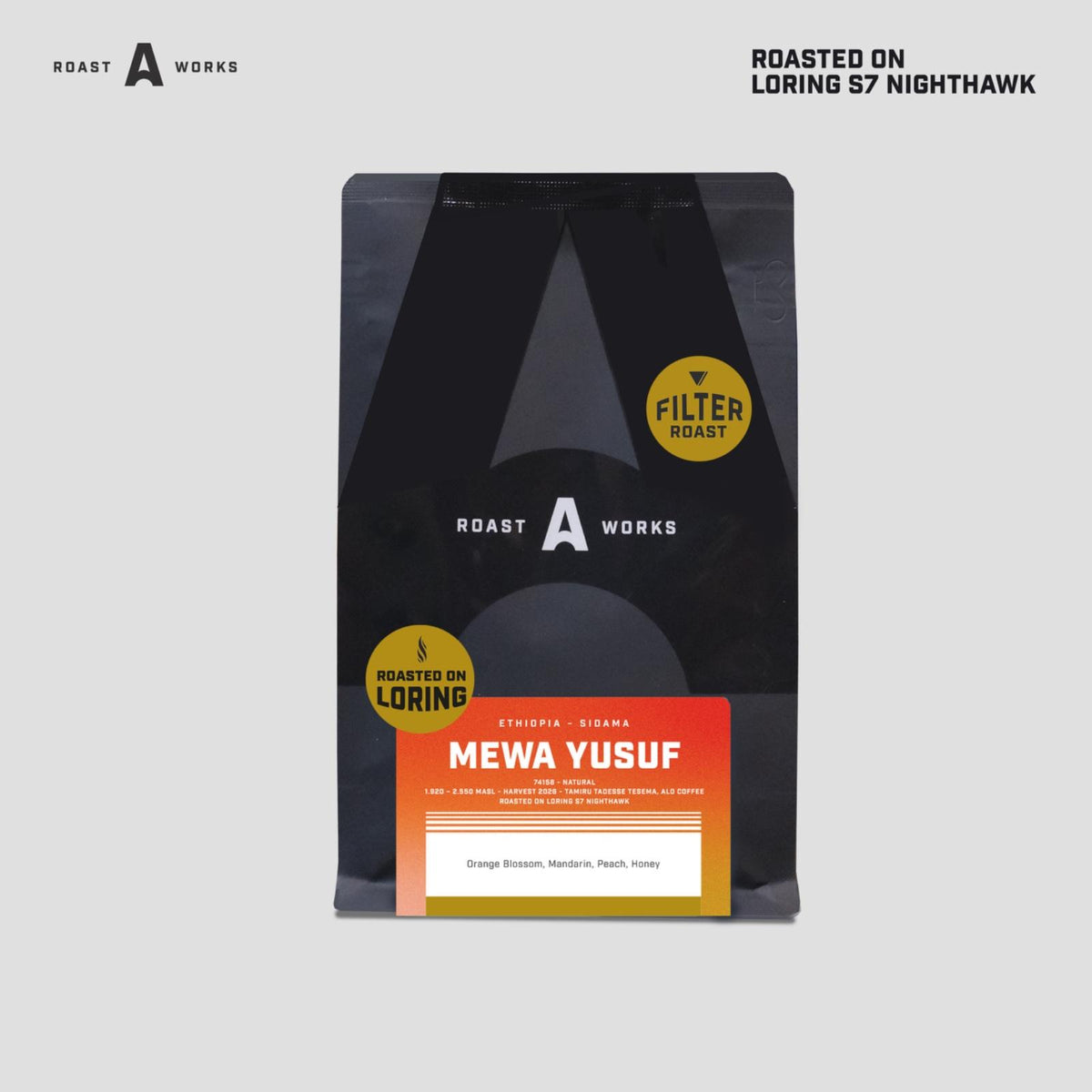 Ethiopia Sidama Mewa Yusuf Natural (Filter) - A Roastworks - Biji Kopi arabika