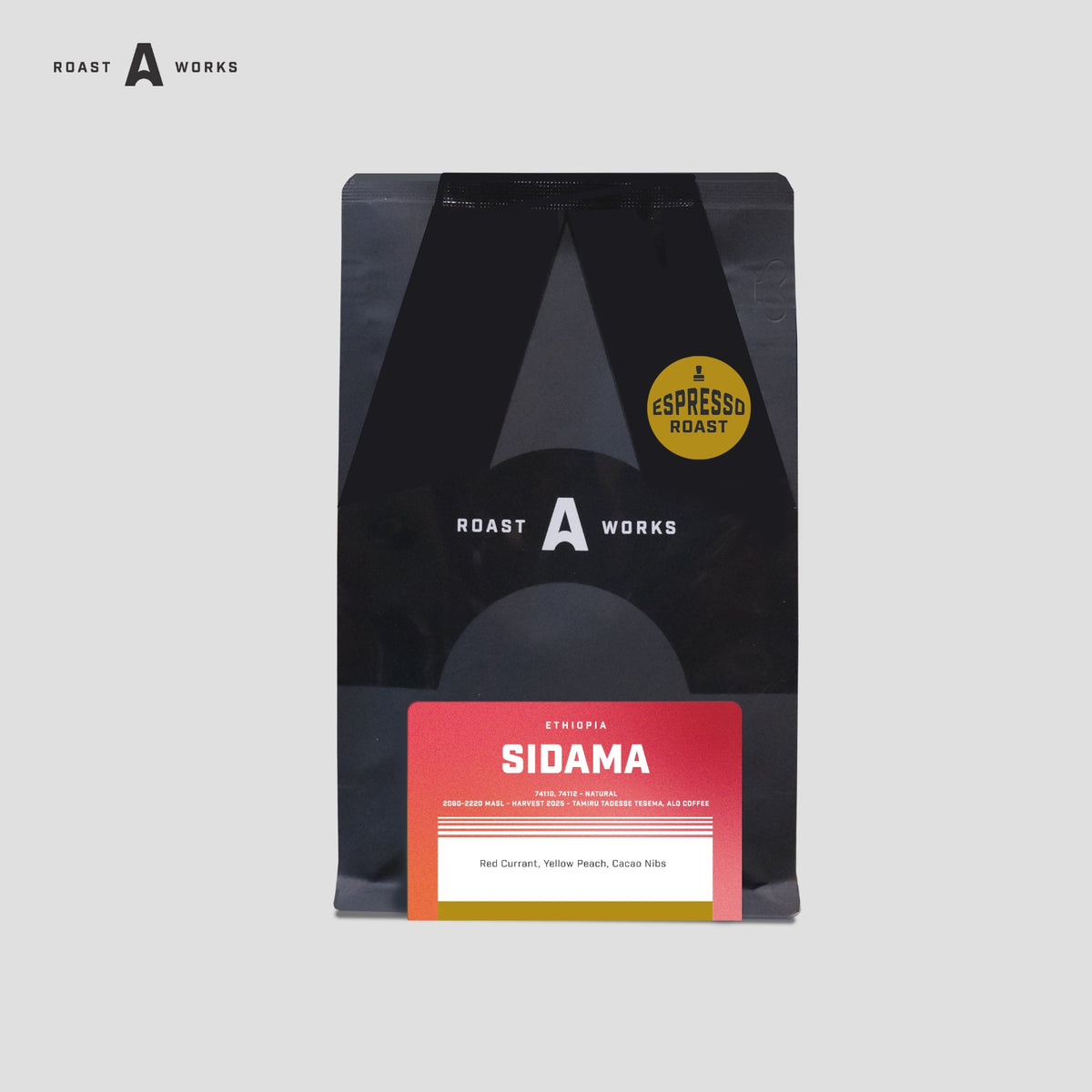 Ethiopia Sidama Natural 74110, 74112 (Espresso) - A Roastworks - Biji Kopi