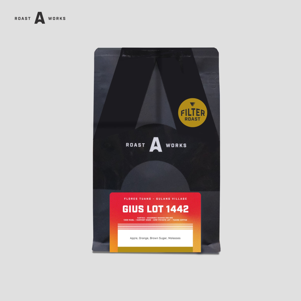 Flores Gulang Village Gius Lot 1442 Anaerobic Washed 288 HRS (Filter) - A Roastworks - Biji Kopi