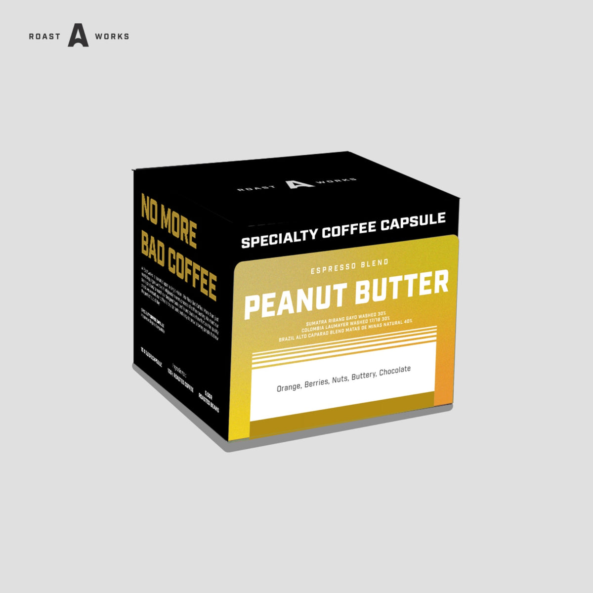 Peanut Butter - Nespresso Compatible Capsule - A Roastworks - (10 x 5.5gr/capsule)