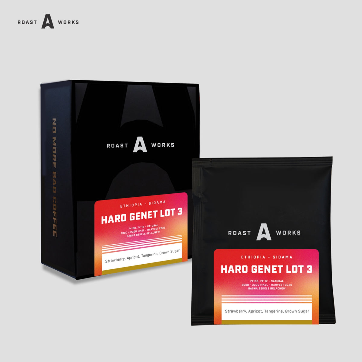 Ethiopia Sidama Haro Genet Lot 3 Natural - Specialty Coffee Drip Bag - A Roastworks