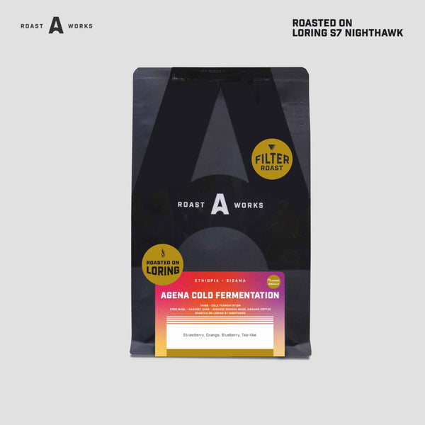 Ethiopia Sidama Agena Cold Fermentation 74158 (Filter) - Exotics Coffee - (Roasted on Loring) A Roastworks - Biji Kopi - 100GR